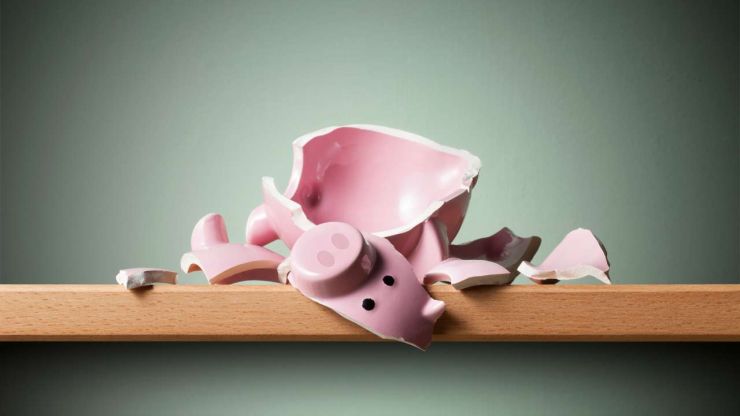 Разбитая свинка-копилка – пагубное влияние инфляции на личные финансы и сбережения